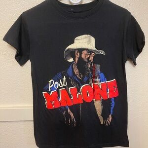 Black Post Malone Graphic T-Shirt